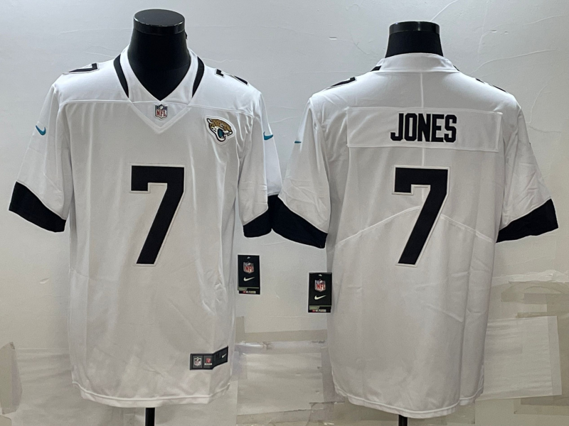 Men's Jacksonville Jaguars Zay Jones #7 White Jersey